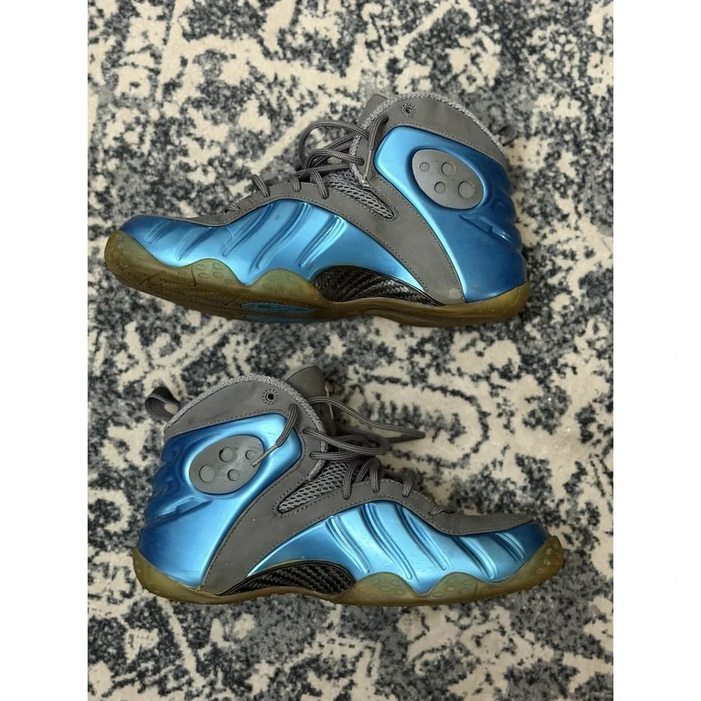 Nike Zoom Rookie Men's Dynamic Blue Gray Mid Top Sneaker 472688-402 Size 9.5